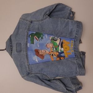Levi's Denim Jacket Custom Painted Youth Size 7